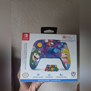 Enhanced Wireless Controller, Nintendo Switch/Switch 2 /Lite/OLED Splash Hero